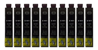 10 kompatible Patronen T1811 black f. Epson XP-413 XP-415 XP-420