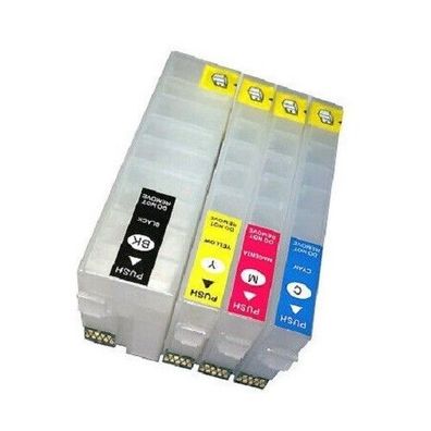 4 nachfüllbare Druckerpatronen T35 XL für Epson WF-4720 WF-4725 WF-4730