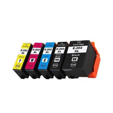 5 kompatible Tintenpatronen 202 XL für Epson XP-6000 XP-6005 XP-6100 XP-6105
