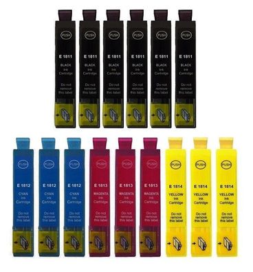 15 Druckerpatronen T18 XL kompatibel Epson XP-225 XP-30 XP-302 XP-305 XP-312