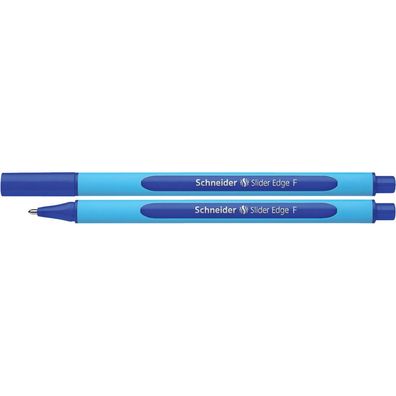 3x Schneider 50-152103 Kugelschreiber Slider Edge - M, blau