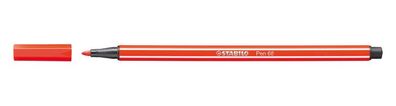 10x STABILO® 68/40 Premium-Filzstift - Pen 68 - hellrot