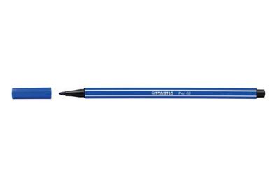 10x STABILO® 68/32 Premium-Filzstift - Pen 68 - ultramarinblau