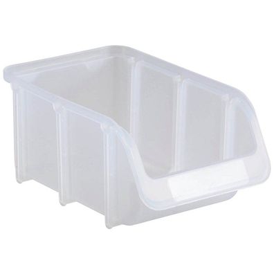 3x hünersdorff 672700 Sichtlagerkasten Größe 2 0,73 l transparent