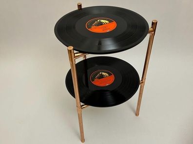 Table d´appoint et Étagère Rétro - Mobilier Upcycling