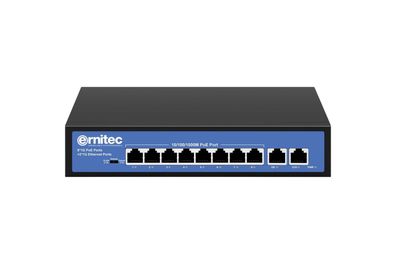 Ernitec Unmanaged Intelligent 8 PoE RJ45 ports (ELECTRA-U08-1GB-110W)
