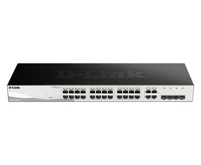 D-Link Web Smart DGS-1210-28 - Switch - verwaltet - 24 x 10/100/1000 + 4 x Gigabit SF