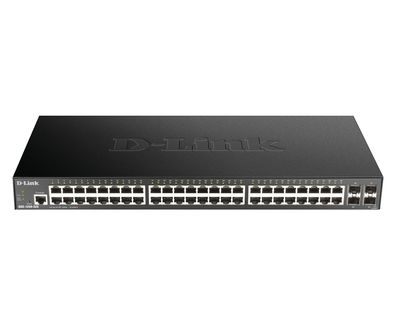 D-Link DGS 1250-52X - Switch - L3 Lite - Smart - 48 x 10/100/1000 + 4 x 10 Gigabit SF