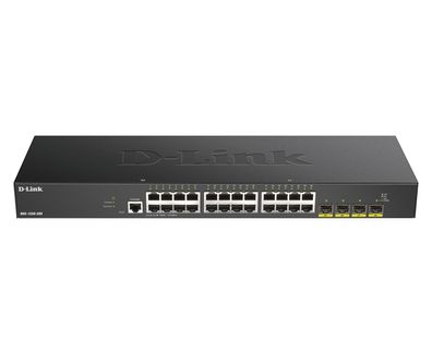 D-Link DGS 1250-28X - Switch - L3 Lite - Smart - 24 x 10/100/1000 + 4 x 10 Gigabit SF