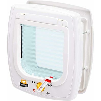 Ferplast Cat Flap Swing 7 Set Magnetic 4 Positions White 72104011