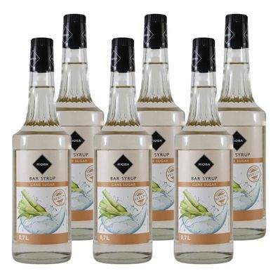 Rioba Cane Sugar (Rohrzucker) Syrup (6 x 0,7L)