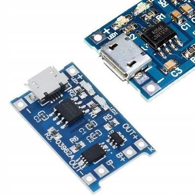 Rosfix Li-Ion Ladegerät Micro USB – 5V 1A | Schutz & LED-Anzeige