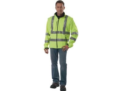 Prevent 8060G/L Warnschutz-Softshelljacke Größe L gelb