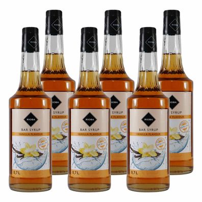 Rioba Vanilla (Vanille) Syrup (6 x 0,7L)