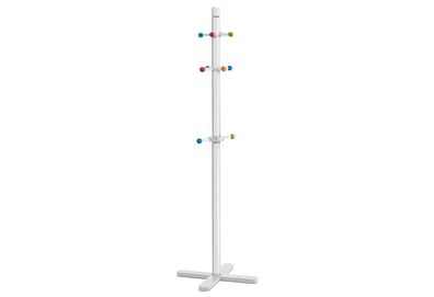 ZELLER Present Kinder-Kleiderständer MDF 38x38x124cm weiß