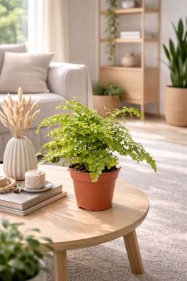 Adiantum raddianum Fragrans Frauenhaarfarn Venushaar Zimmerpflanze