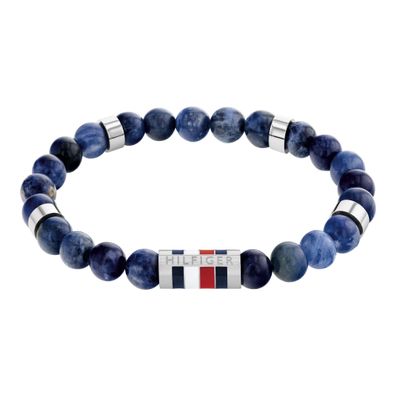 Tommy Hilfiger Armband Herren 2790711 Sodalith Edelstahl Blau