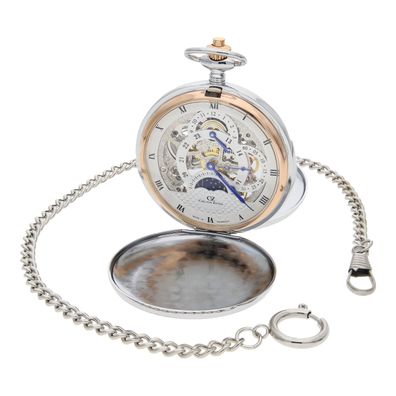 Carl von Zeyten Taschenuhr mit Kette CVZ0040RSL Alb Limited Edition rosé vergoldet