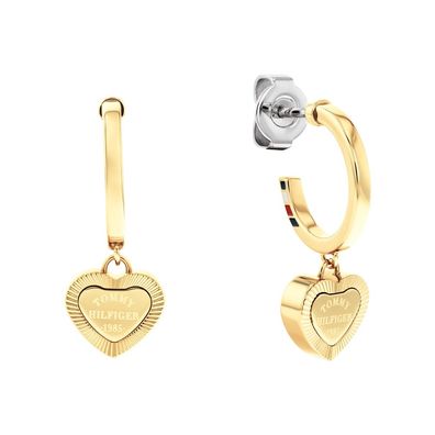 Tommy Hilfiger Ohrringe 2781014 Edelstahl, Goldplattiert, erz