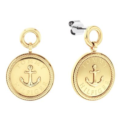 Tommy Hilfiger Ohrhänger Edelstahl, Goldplattiert 2781032 Nautical