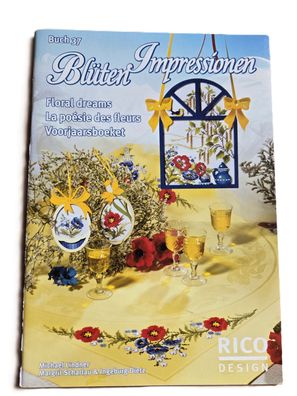 Blüten Impressionen" Heft 37 für gezählten Kreuzstich