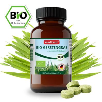 Bio Gerstengras - 180 Presslinge