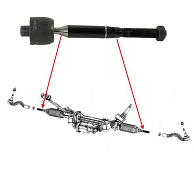 Spurstangengelenk VA innen Grand Cherokee Bj:16-23, Durango Bj:16-25