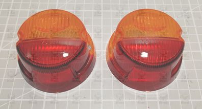 1 Satz Hella, Lichtscheibe, Ersatzglas, Rückleuchte für IHC / Mc Cormick, neu