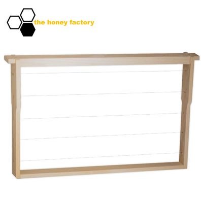 20x Rähmchen Dadant US Ganzzarge 285 mm modifiziert Hoffmann Seite 5-fach gedrahtet L