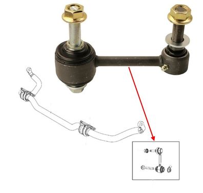 Koppelstange VA Jeep Grand Cherokee, Dodge Durango Bj:16-24 außer SRT & Trackhawk