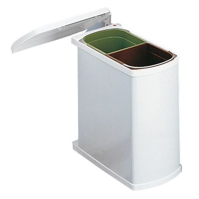 Hailo Mülleimer Küche Einbau ab 45cm Schrank 2x 8 Liter Mülltrennung