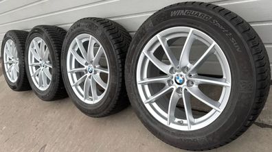 4x Original BMW X3 G01 X4 G02 18 Zoll Winterräder V Speiche 618 DOT19 RDK 6-6,5mm