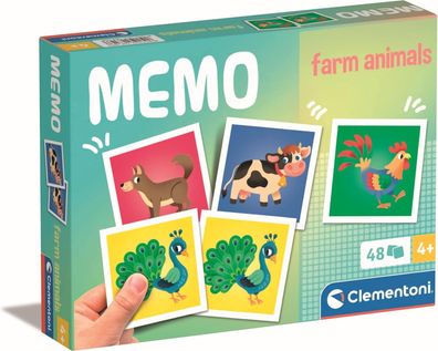 Clementoni 18316 - Farmtiere - Memo Kompakt