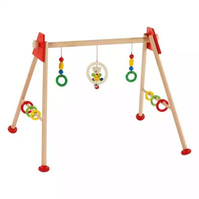 Heimess Baby-Fit Spieltrapez â??Bärâ?? â?? Holz-Spieltrainer 763770 | ab Geburt