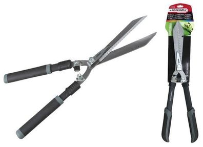 Profi Heckenschere Strauch Buchsbaum Hand Schere Gerade Wellenschliff Klinge