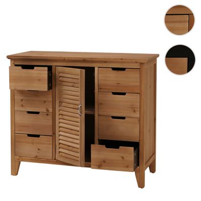 Apothekerkommode HWC-O63, Schrank Fächer Schubladen Vintage Shabby 80x91x40cm