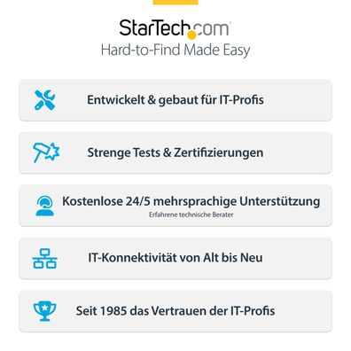 StarTech 8-Port HDMI KVM Switch w/1U Rack Mount Kit, 4K 60Hz