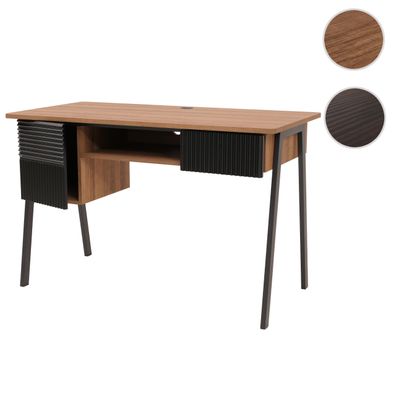 Schreibtisch HWC-O40, Bürotisch Computertisch, MDF Metall Melamin 78x120x60cm