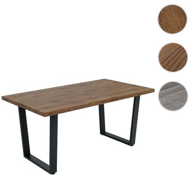 Esszimmertisch HWC-O61, Tisch Küchentisch Esstisch, Industrial MDF Metall 160x90cm