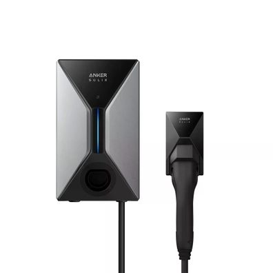 Anker SOLIX V1 Wallbox 11kW – Smart EV Charger ohne Kabel, Typ-2 Socket