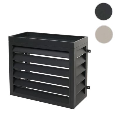 Verkleidung für Klimaanlage/Wärmepumpe HWC-O43, Pflanzkasten, Metall 80x90x38c