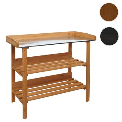 Pflanztisch HWC-O14, Gärtnertisch Pflanzregal, Outdoor Holz FSC®-zertifiziert