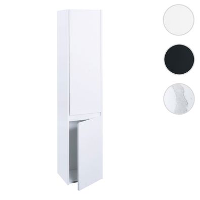 Hängeschrank HWC-L86, Badschrank Highboard, FSC® Melamin 2 Türen 3 Fächer 160x33cm