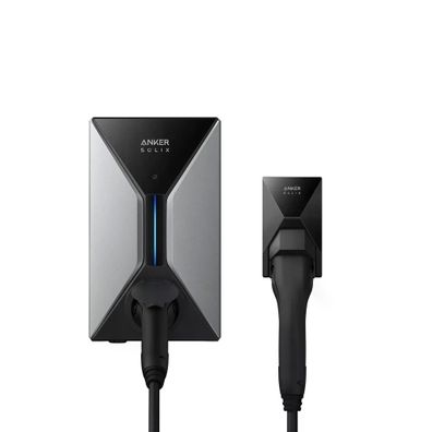 Anker SOLIX V1 Wallbox 22kW ohne Kabel – Smart EV Charger Typ 2 Steckdose