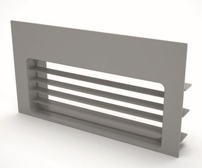 Flachkanal 220x90mm Umluft Lüftungsgitter Sockel Muldenlüfter Tischhaube Küche