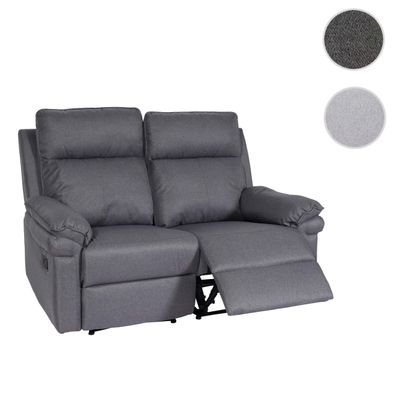 2er Kinosessel HWC-L94, Relaxsessel Fernsehsessel Sofa, Armlehne Liegefunktion