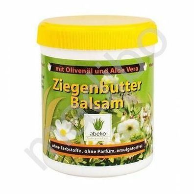 4,98 Euro pro 100ml abeko Ziegenbutter Balsam mit Aloe Vera und Olivenöl 200 ml