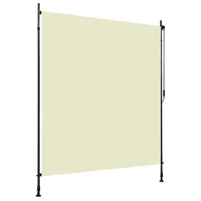 vidaXL Rollo für draußen 200x270 cm Creme - Jetzt 30% günstiger!