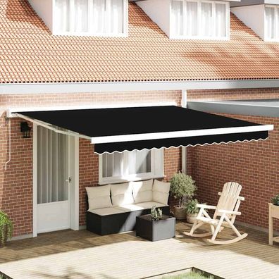 vidaXL Sonnenschirm Ersatzbezug Schwarz 400x300 cm – 30% Rabatt!