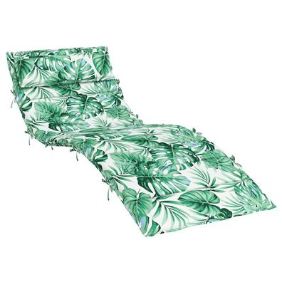 vidaXL Liegepolster 180x60x3 cm mit Blattmuster – Jetzt 30% günstiger!